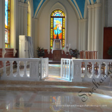 High Grade Customized Interior  Stone Marble Balusters  for church